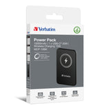 Verbatim Charge 'n' Go Lithium polymer (LiPo) 10000 mAh Trådløs opladning Sort