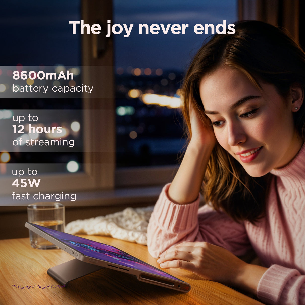 Lenovo Tab Plus Mediatek 128 GB 29,2 cm (11.5") 8 GB Wi-Fi 5 (802.11ac) Android 14 Grå