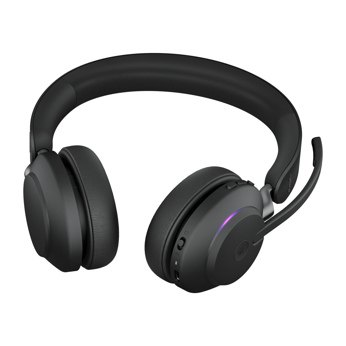 Jabra Evolve2 65 Headset Trådløs Kontor/Callcenter USB Type-A Bluetooth Opladningsstativ