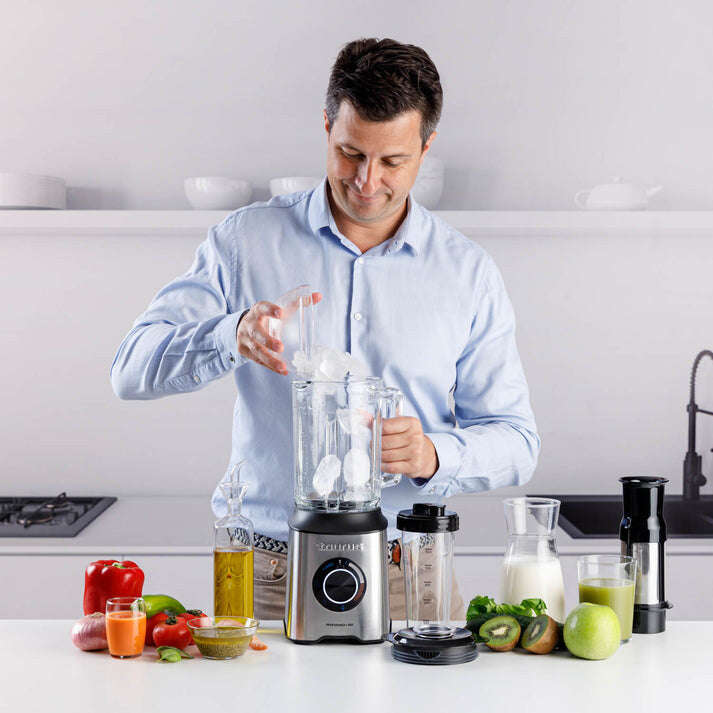 Taurus Prior Advance + 2 L Bordplade blender 1800 W Sort, Rustfrit stål