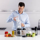 Taurus Prior Advance + 2 L Bordplade blender 1800 W Sort, Rustfrit stål