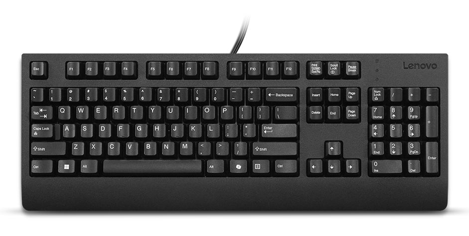 Lenovo Preferred Pro II Tastatur Pressestempel Kablet Dansk