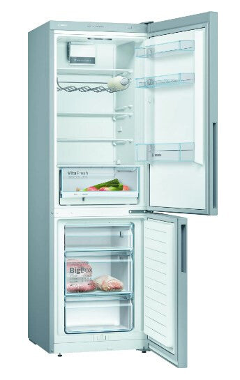 Bosch Serie 4 KGV36VIEAS køle-/fryseskab Fritstående 308 L Rustfrit stål