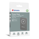 Verbatim Charge 'n' Go Lithium polymer (LiPo) 5000 mAh Trådløs opladning Grå