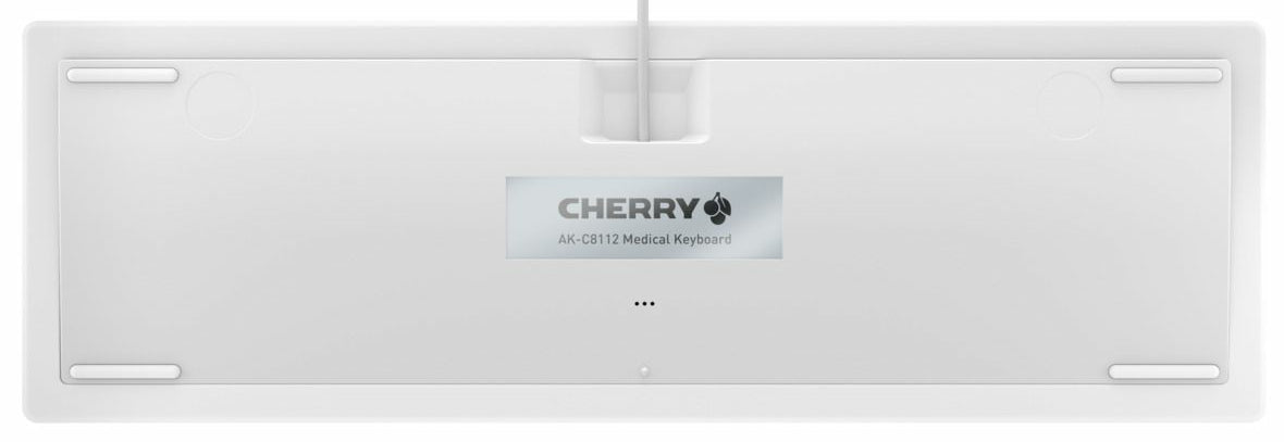 CHERRY AK-C8112 tastatur Medicinsk USB QWERTY Nordisk Hvid