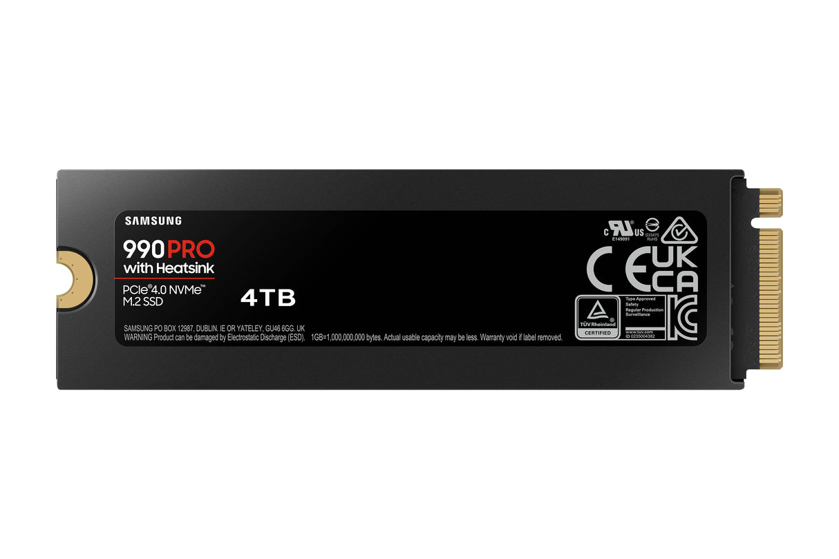 Samsung 990 PRO Solid state-drev MZ-V9P4T0CW 4TB M.2 PCI Express 4.0 x4 (NVMe)