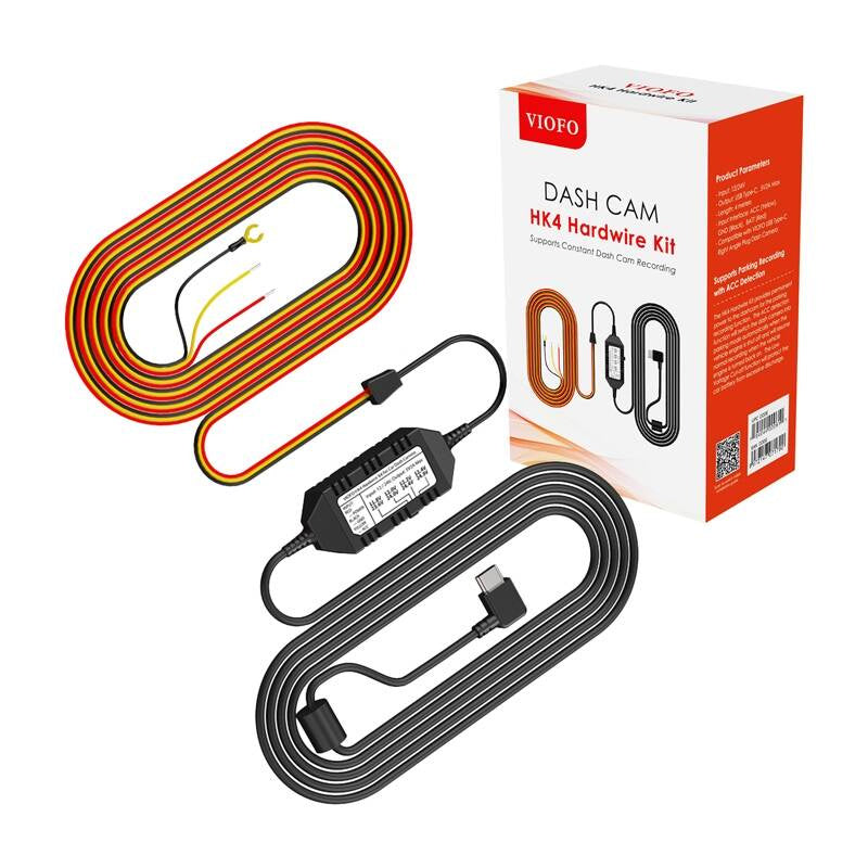 Strømkabel til VIOFO HK4 USB-C-videobåndoptagere