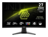 MSI MAG 27CQ6F computerskærm 68,6 cm (27") 2560 x 1440 pixel Quad HD LCD Sort