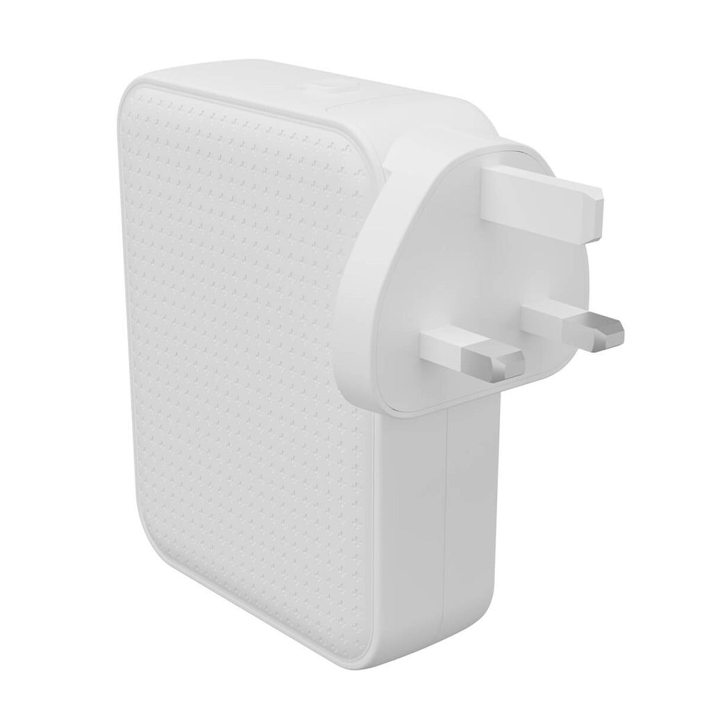 HYPER HJ1001WHWWGL oplader til mobil enhed Gaming kontrolenhed, Mobiltelefon, Netbook, Laptop, Smartphone, Tablet Hvid Vekselstrøm Hurtig opladning Indendørs