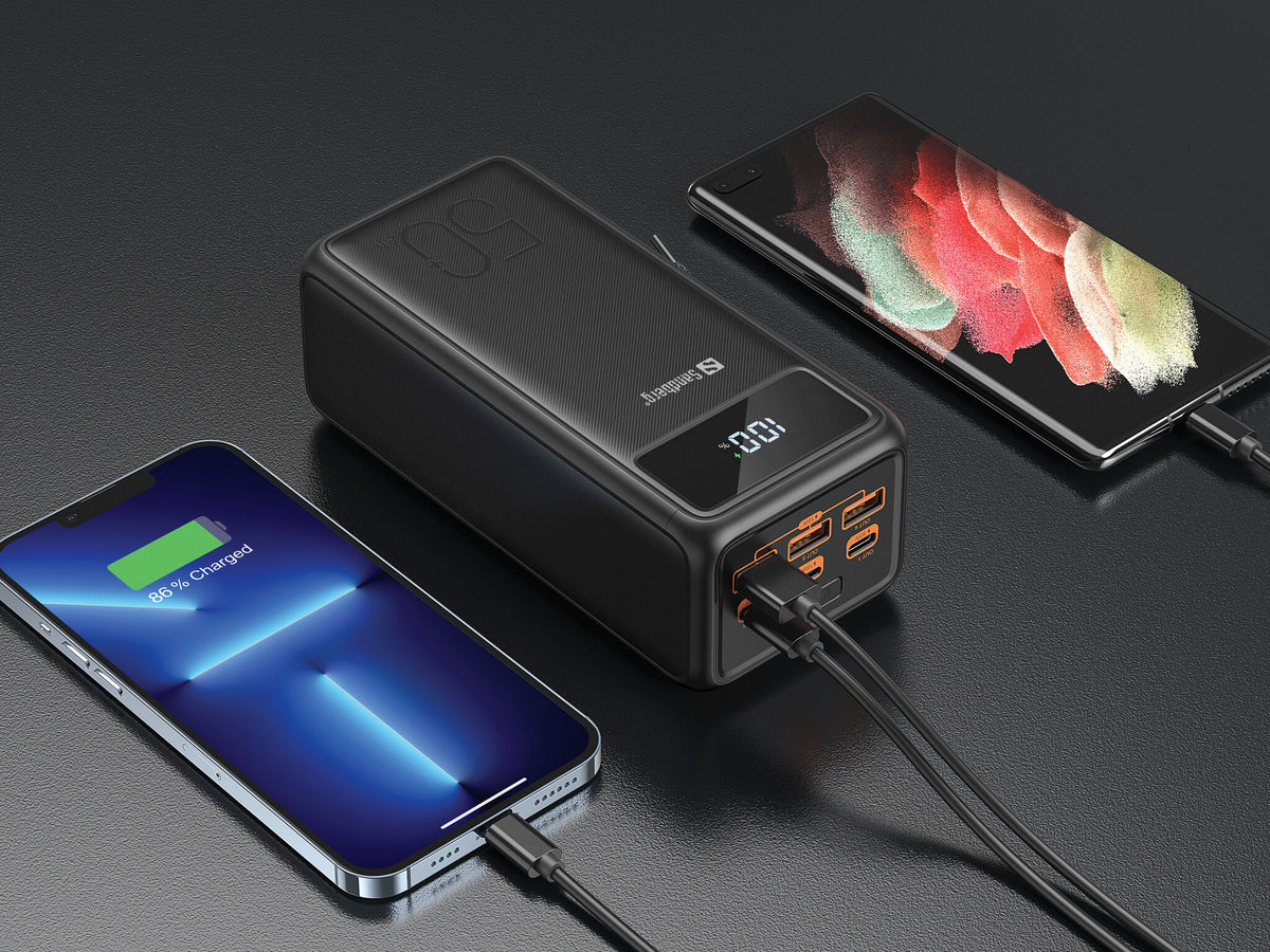 Sandberg 420-75 powerbank Lithium-Ion (Li-Ion) 50000 mAh Sort