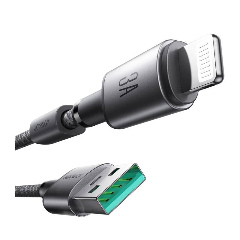 Joyroom S-A50 Unlimited 3A USB - Lightning kabel 1,2 m grå