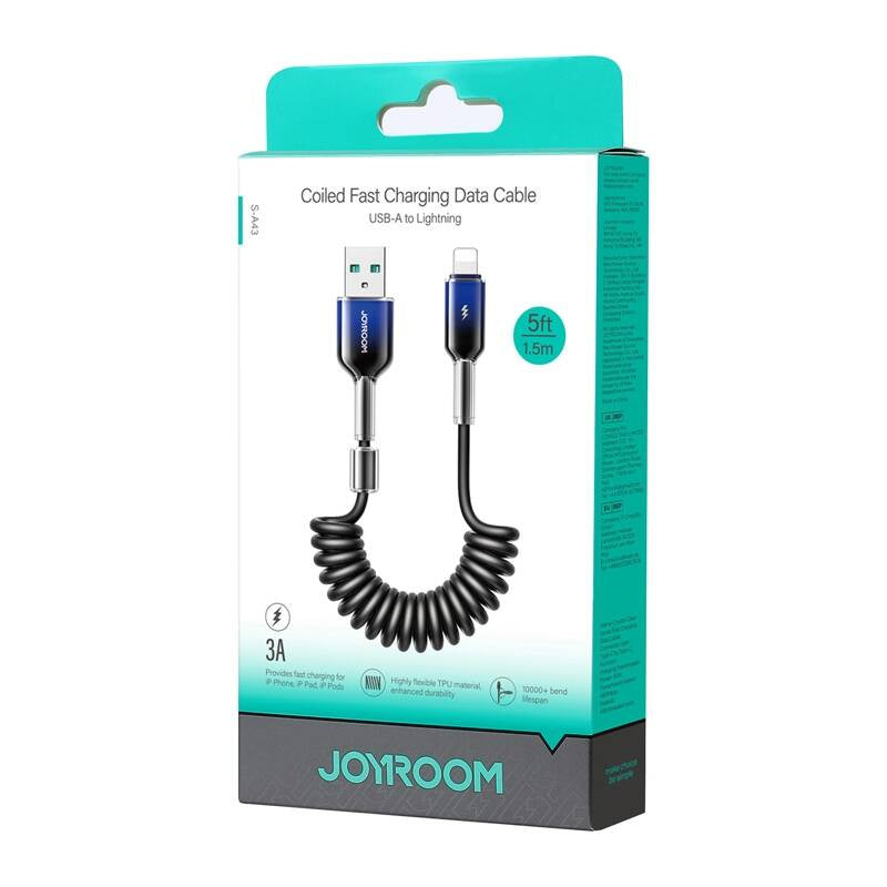 Kabel USB-A Lightning Joyroom S-A43 1,5m czarny