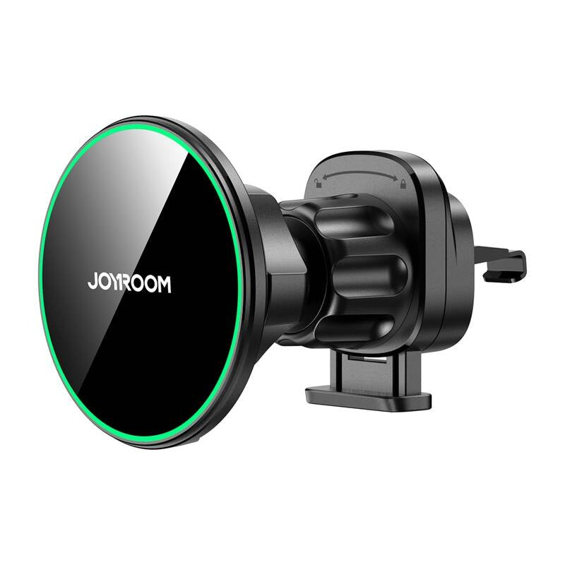 Magnetisk trådløs bilopladerholder Joyroom JR-ZS412 sort