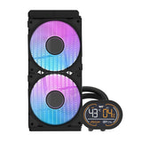 Darkflash DH240D CPU vandkøler (sort)