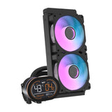 Darkflash DH240D CPU vandkøler (sort)
