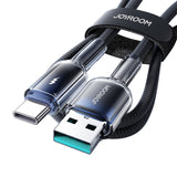 Joyroom USB-A USB-C kabel S-A42 3A 1,2 m sort
