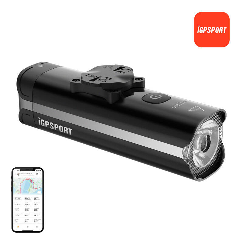 Cykellampe, front iGPSPORT VS1200 med M80 smart