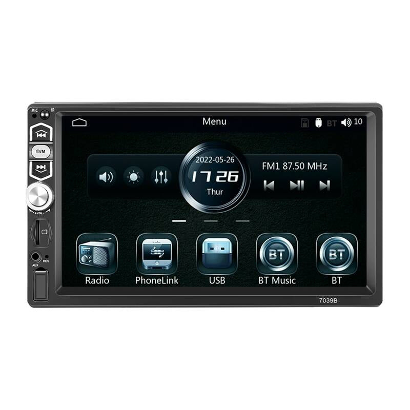 Bilskærm 7.0" Podofo A3061 Carplay&Android Auto