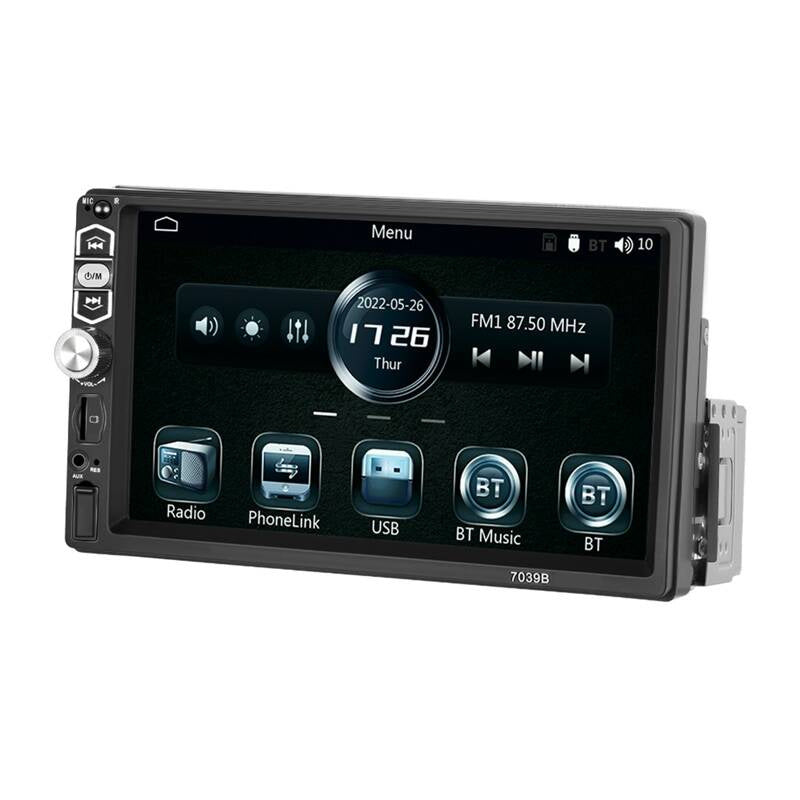 Bilskærm 7.0" Podofo A3061 Carplay&Android Auto