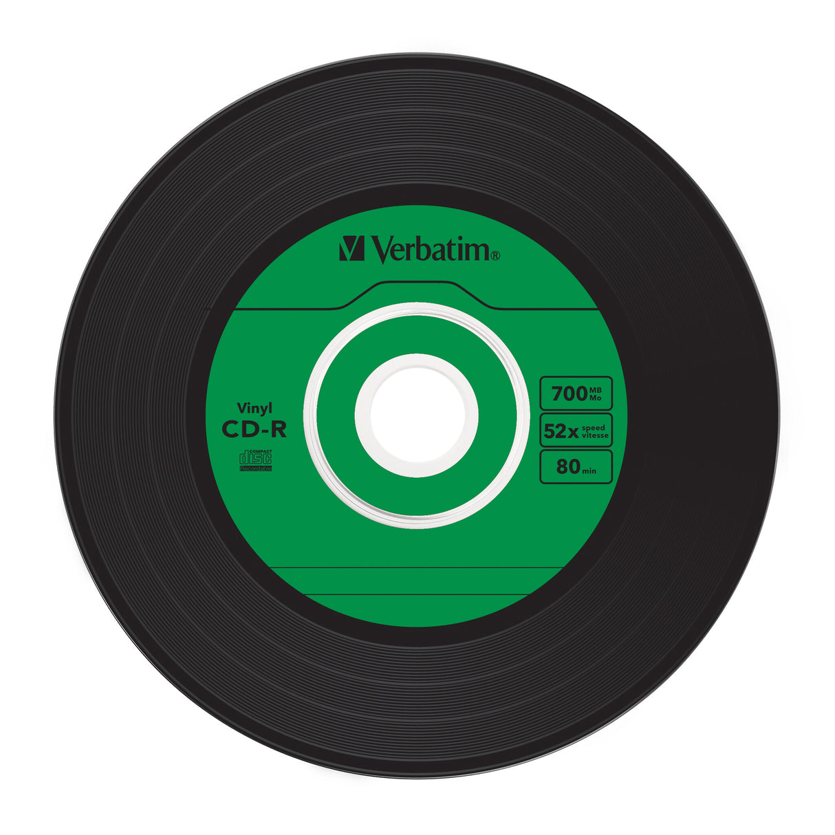 Verbatim CD-R AZO Data Vinyl 700 MB 52x 10 stk