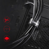 Baseus Rainbow Circle hook and loop Straps - Velcro tape Velcro cable organizer 3m gray (ACMGT-F0G)