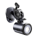Baseus PrimeTrip 2-i-1-cykelstativ, telefonholder + lommelygte (sort)
