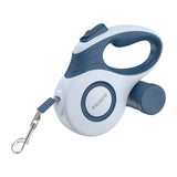 Rojeco A12 5M Automatisk tiltrækbar hundesnore (blå)