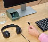 Trust HS-201 Headset Ledningsført Kontor/Callcenter USB Type-A Sort