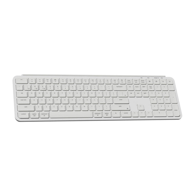 Ultra Slim Keychron B6 Pro 2.4G trådløst tastatur (hvid) [B6P-K8].