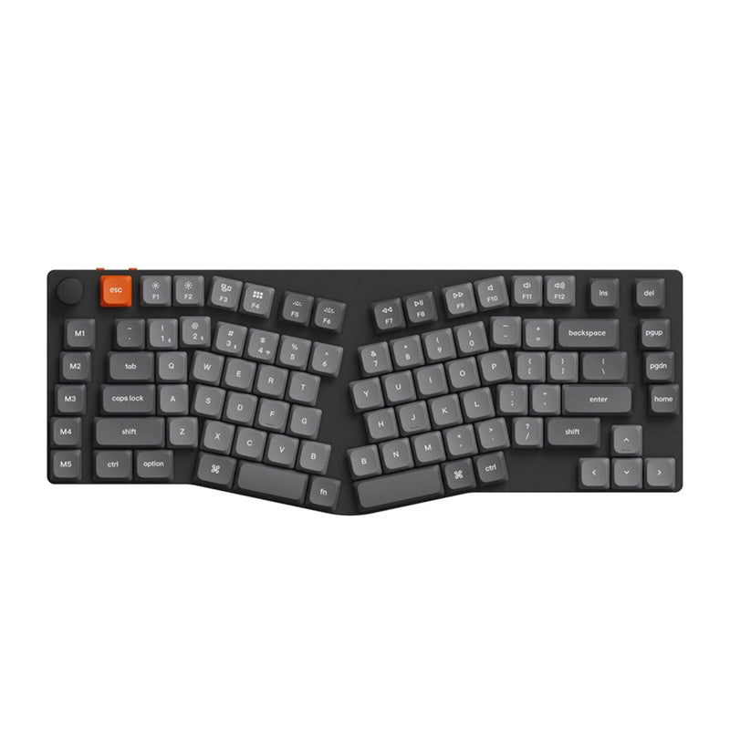 Keychron K15 Max Led Red Switch trådløs lavprofil tastatur (sort) [K15M-A1].