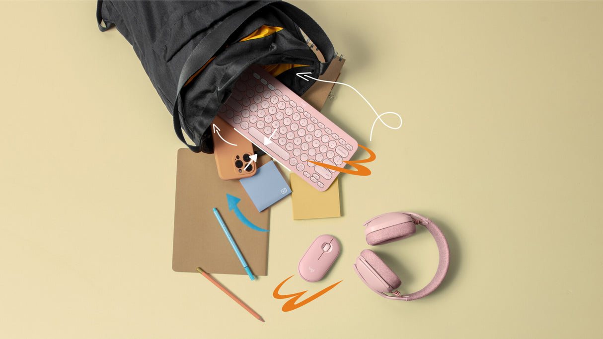 Logitech Pebble 2 M350s mus Rejse Ambidextrous RF trådløs + Bluetooth Optisk 4000 dpi