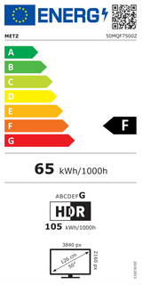 Metz 50MQF7500Z QLED - Google TV