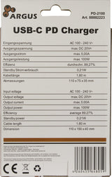 Inter-Tech PD-2100 Adapter 5 / 9 / 12 / 15 / 20V