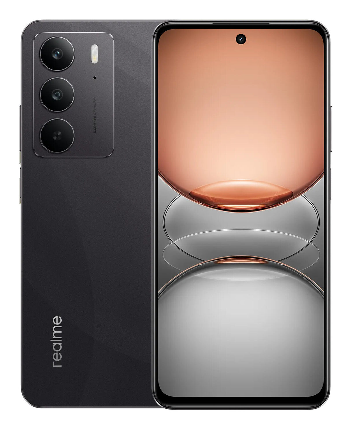 realme C75 17,1 cm (6.72") Dual SIM Android 14 4G USB Type-C 8 GB 256 GB 5660 mAh Sort