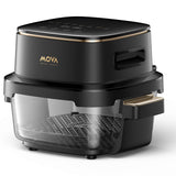 MOVA AF20 PRO frituregryde Enkelt 4 L Enkeltstående 1700 W Varmluftsteger Sort, Guld