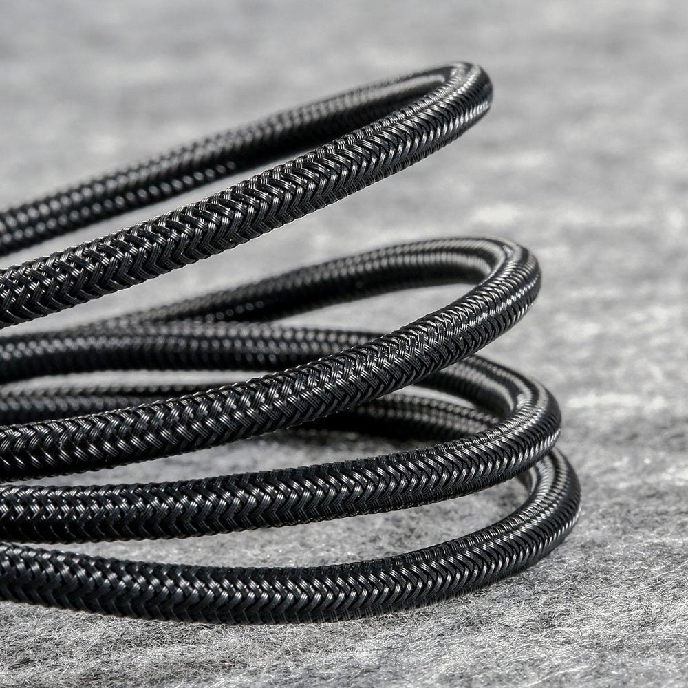 Baseus cable USB 4in1 Lightning / 2x USB Type C / micro USB cable in nylon braid 3.5A 1.2m black (CA1T4-B01)