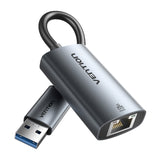 Adapter Vention USB-A + USB-C til Gigabit Ethernet 0,15 m