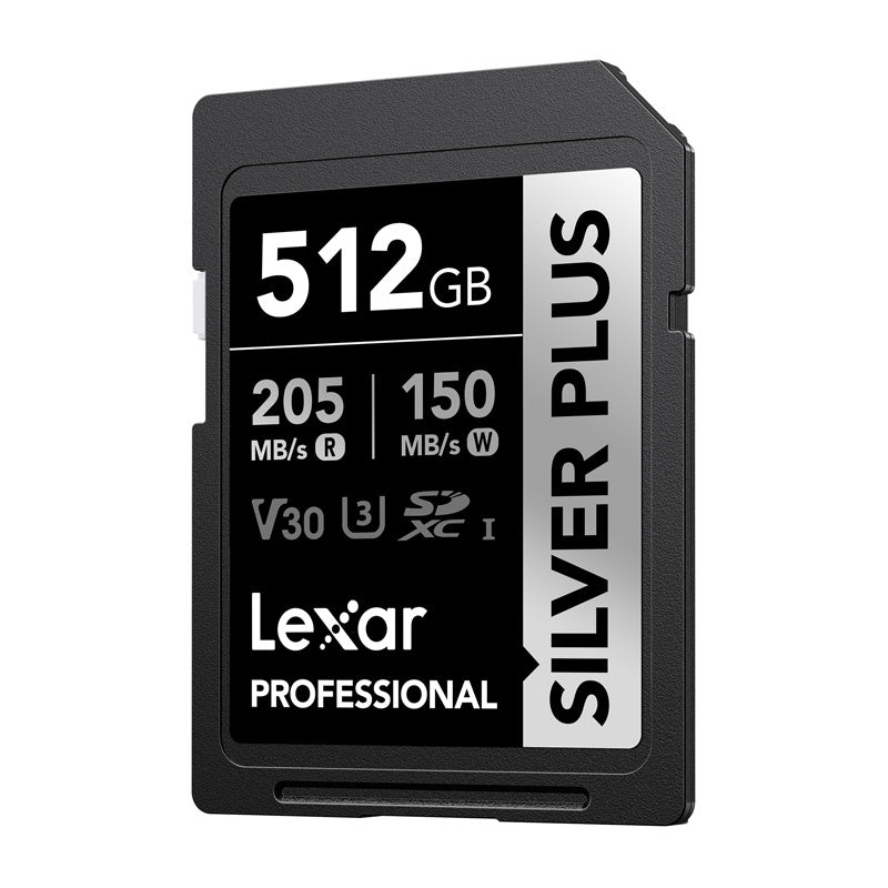 Lexar Professional SILVER PLUS SDXC 512GB hukommelseskort