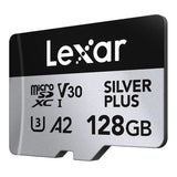Lexar High-Performance Silver Plus microSDXC 128GB + adapter