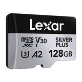 Lexar High-Performance Silver Plus microSDXC 128GB + adapter