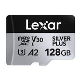 Lexar High-Performance Silver Plus microSDXC 128GB + adapter