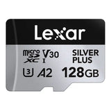 Lexar High-Performance Silver Plus microSDXC 128GB + adapter