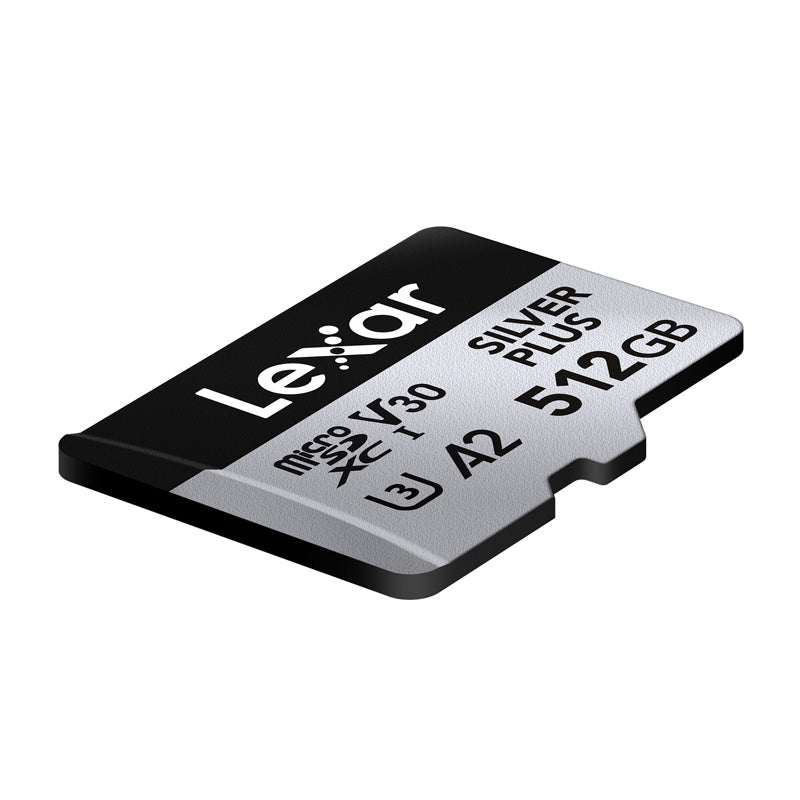 Lexar High-Performance Silver Plus microSDXC 512GB + adapter
