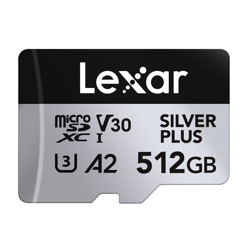 Lexar High-Performance Silver Plus microSDXC 512GB + adapter
