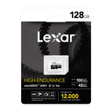 Lexar High-Endurance microSDHC/microSDXC 128GB hukommelseskort
