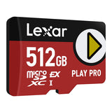 Lexar PLAY Pro microSD Express 7.1 512GB hukommelseskort