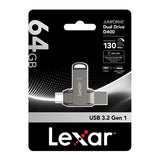 Pendrive Lexar Dual Type-C og Type-A USB 3.1 64GB