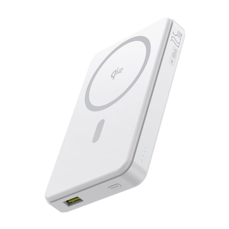 Baseus Airpow2 Qi2 magnetisk powerbank 10000mAh 22.5W (hvid)