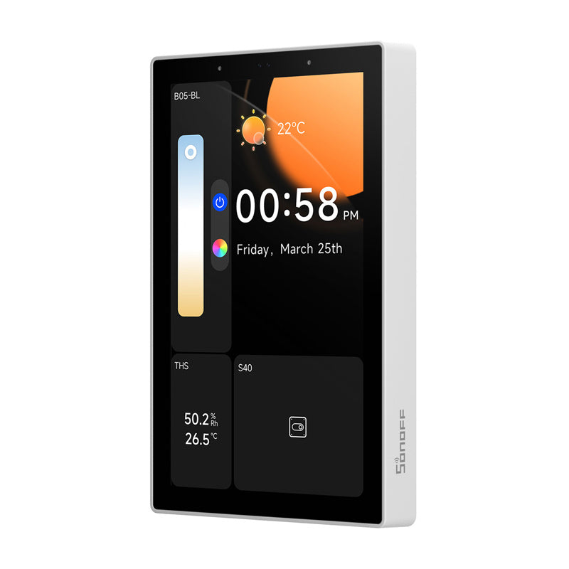SONOFF NSPanel Pro 120 Smart Control Panel Matter WiFi/Bluetooth/ZigBee (hvid)