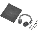 Logitech Zone Wireless 2 Headset Trådløs Kontor/Callcenter USB Type-C Bluetooth Grafit
